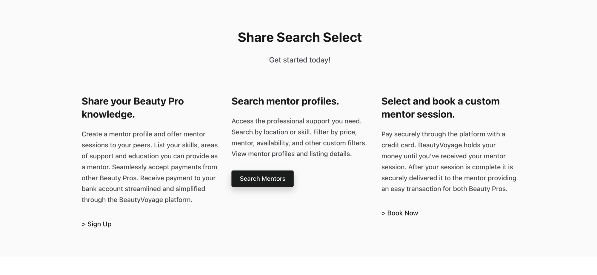 BeautyVoyage Website
