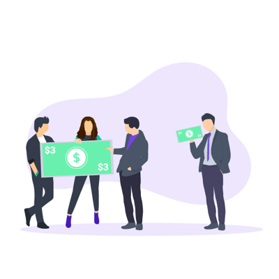 series a funding big check